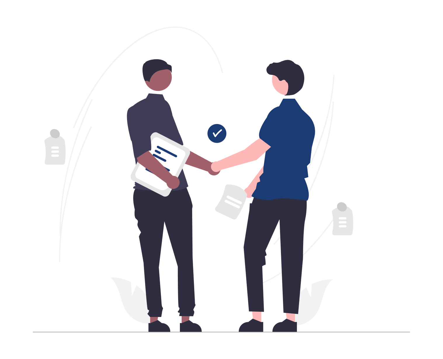 Deal abgeschlossen – Zusammenarbeit starten